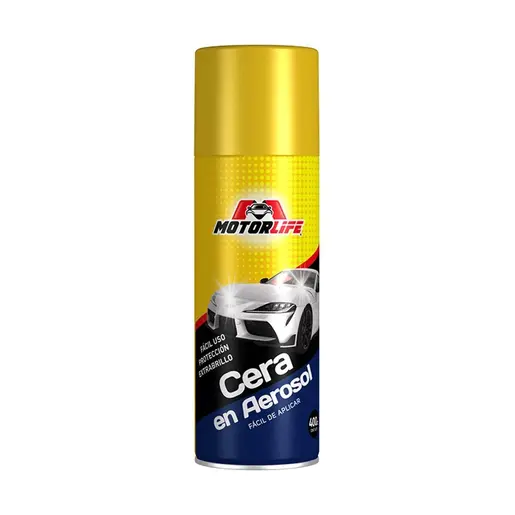 Cera para Auto MOTORLIFE Spray 400cc
